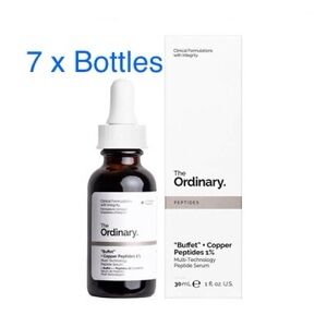‼️SALE‼️ NEW - 7 x THE ORDINARY BUFFET COPPER FACE SKINCARE SET OF 7 - SEALED